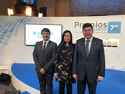 Foto ITESAL recibe el Premio Nacional de Asepeyo a las buenas prácticas preventivas.